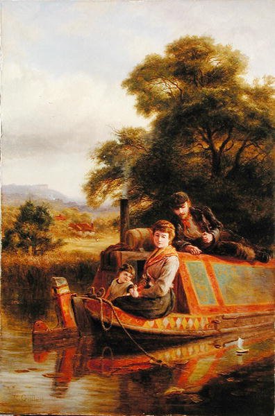 Drifting Along a Canal by Robert Gallon